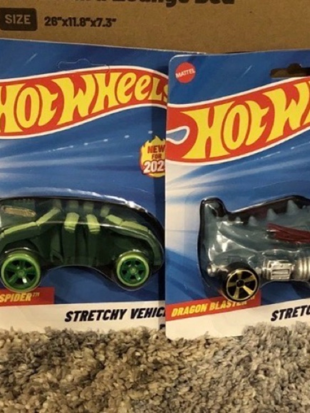 Hot Wheels Stretchy Vehicle Assortment - Multi-Color Pack Complete Set of 4 - Picture 12 of 12